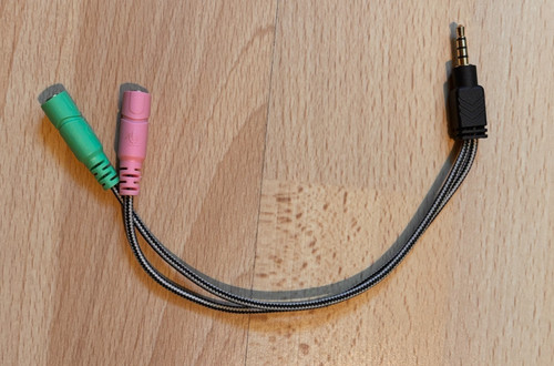 5mm headset splitter - headset, y-splitter
