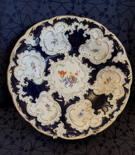 Meissen porzellan prunkteller - meissen,