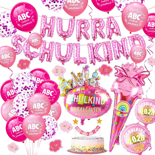 Einschulung deko mädchen - deko, set
