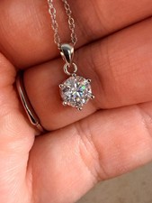 Diamant Solitär Anhänger 14