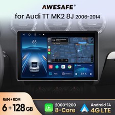 128G Für AUDI TT MK2 8J 2006-2012 Android 13 Autoradio CarPlay GPS Navi RDS BT