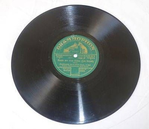 Schellackplatte musikkapelle - schellackplatte,