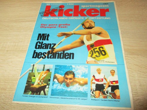 Kicker 1972 72 klaus - 24.7.1972, 60/72