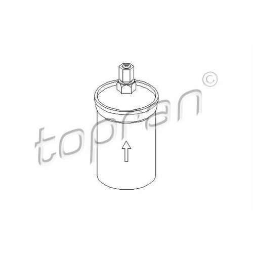 Topran kraftstofffilter filter - topran,