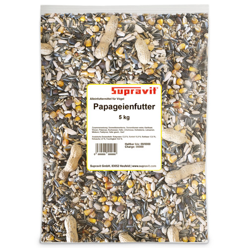 Supravit papageienfutter 5kg - supravit,