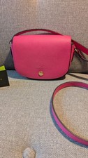 Original Longchamp Umhängetasche S Épure Leder Pink