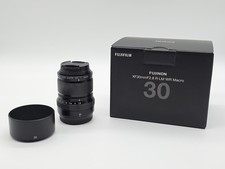 Fujifilm Fujinon XF 30mm f/2.8 R LM WR Macro Objektiv Schwarz