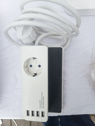 Tischsteckdose mit usb und - mit,
