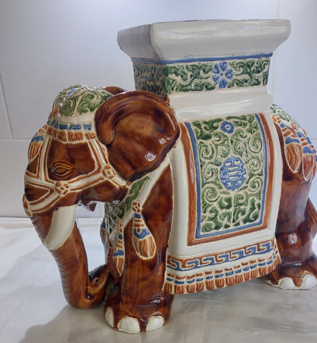 Steingut elefant als - elefant,