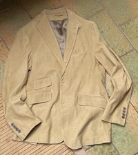 Echtes Ziegenleder-Sakko,gefüttert ,Seitentaschen, einmal getragen! Größe S/46