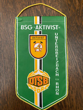 DDR Fußball Wimpel BSG Aktivist Unterbreizbach Rhön Tischtennis