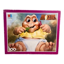 Die Dinos - nicht die Mama Puzzle Baby Sinclair MB Spiele 100 Teile 1992 SELTEN