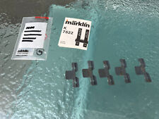 Märklin H0 5x 7522 Mittelleiterisolierung für K-Gleis, Anleitung, ohne OVP