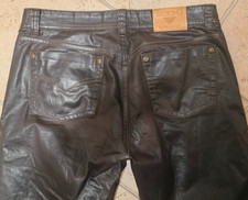 Hose beschichtet Lederoptik