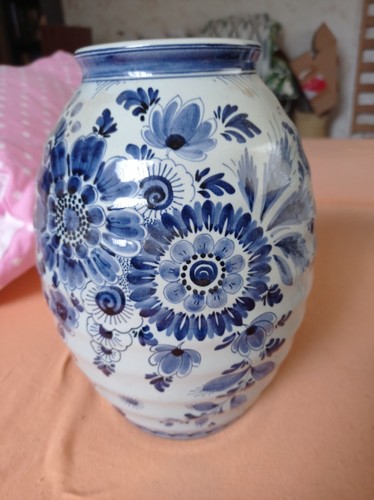 Delft herrliche vase 30cm - delft,