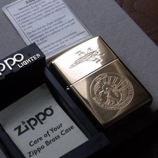 2000 Zippo VFA 192 Golden Dragon Brass Limited unbenutzt Sammlerstück