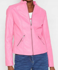 Damen Jacke Lederimitatjacke bonprix rosa Neu Gr 40-56