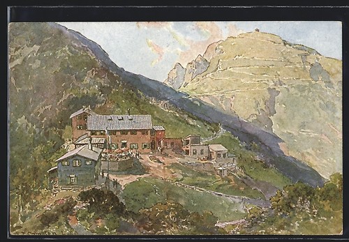 Künstler edward theodore - künstler-ak,