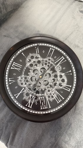 Runde wanduhr schwarz - wanduhr,