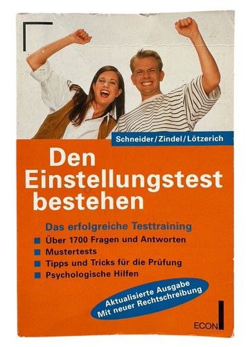 Den einstellungstest bestehen - den,