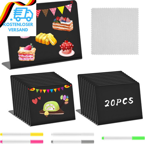 Stück mini kreidetafel - 20,
