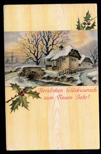 Neujahr dorfidylle am - dorfidylle,