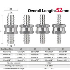 4xVentile Rückschlagventil