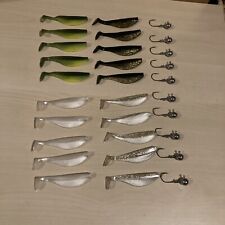 Gummifisch Köderset Barsch 30 Teile Jigkopf Rundkopf-jig Shads  Köder-Set