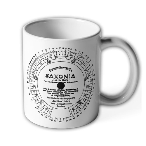 Tasse ddr einheits saattabelle - ddr,