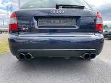 S4 Stoßstange hinten Audi S4 B6 8E Stoßfänger MOROBLAU LZ5J blau A4 Heckschürze