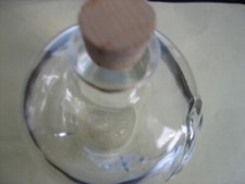 Mundgeblasene Glasflasche in