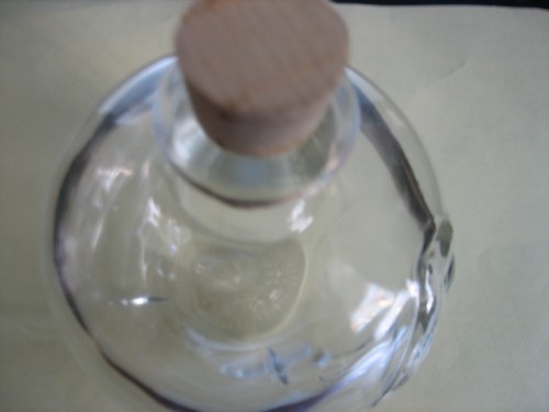 Mundgeblasene glasflasche - mundgeblasene,