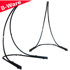 B-Ware XXL Hängestuhlgestell 210cm Hängesessel-Stand Ständer aus Stahl Schwarz