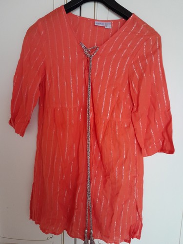 Bluse tunika orange gold - tunika, gr
