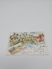 Alte AK Stettin Iserthal Station Podejuch 1898 Litho