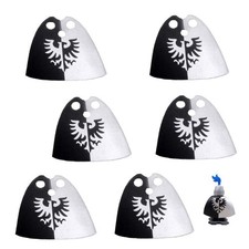 6er Set Falkenritter Umhänge