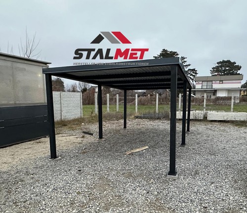 Carport blechgarage 3x6x2 14m - carport,