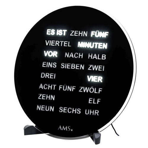Ams t1285 tisch und wanduhr - t1285,