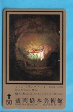 Japan Telefonkarte - Museum Kunst Art Malerei - 12  Millet