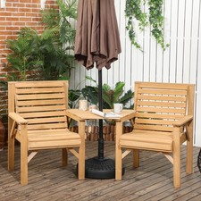 Outsunny Bistro-Set 3-teilig