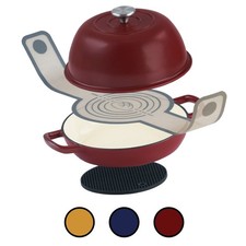 Brotbackform mit Deckel 6,4 L Brottopf Gusseisen Brotform Gusseisentopf Mahlzeit