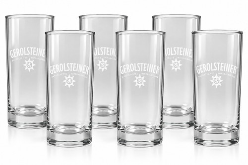 Gerolsteiner gläser set mit - mit, 6