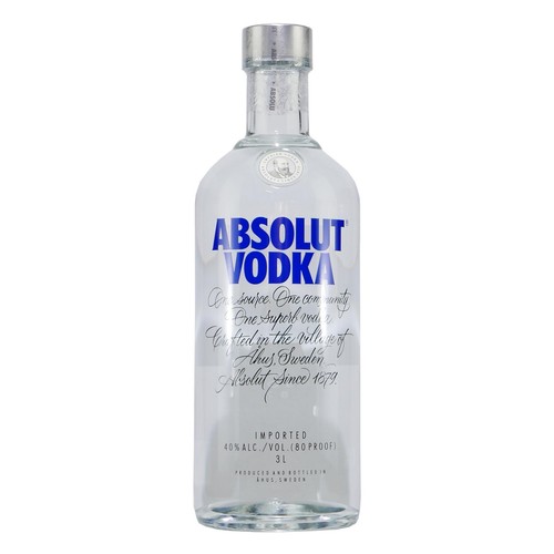 Absolut vodka blue - vodka, (3,0l)