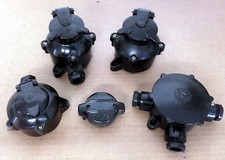 Bakelit Abzweigdose Verteilerdose Schalter NEU - DDR Industrie Bunker EX - Loft