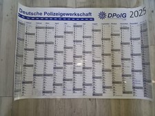Wandkalender Posterkalender 2025 DPolG Polizei