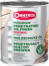OWATROL Holzschutzlasur Holzöl Farblos Außen Pflegeöl TEXTROL 2,5L