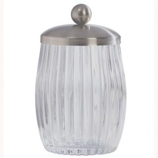 spirella Organizer Wattepadhalter Wattestäbchen Bad Aufbewahrung Glas Behälter 