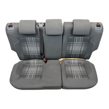 Rücksitzbank Rückbank Sitzbank Stoff VW Polo 6R Titanschwarz Titangrau