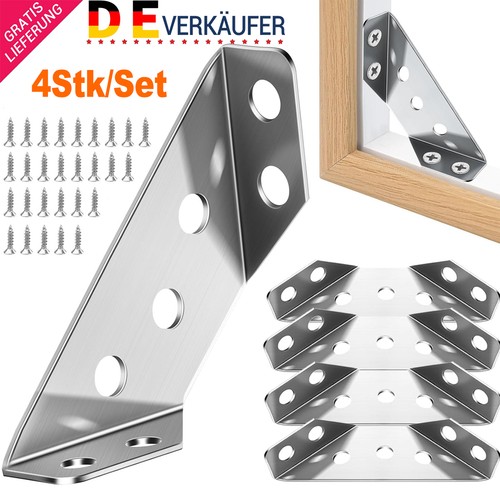 4tlg edelstahl winkelverbinder - edelstahl,