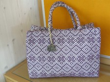 ANOKHI Shopper mit Magnetverschluss in lila NEU Sonderpreis